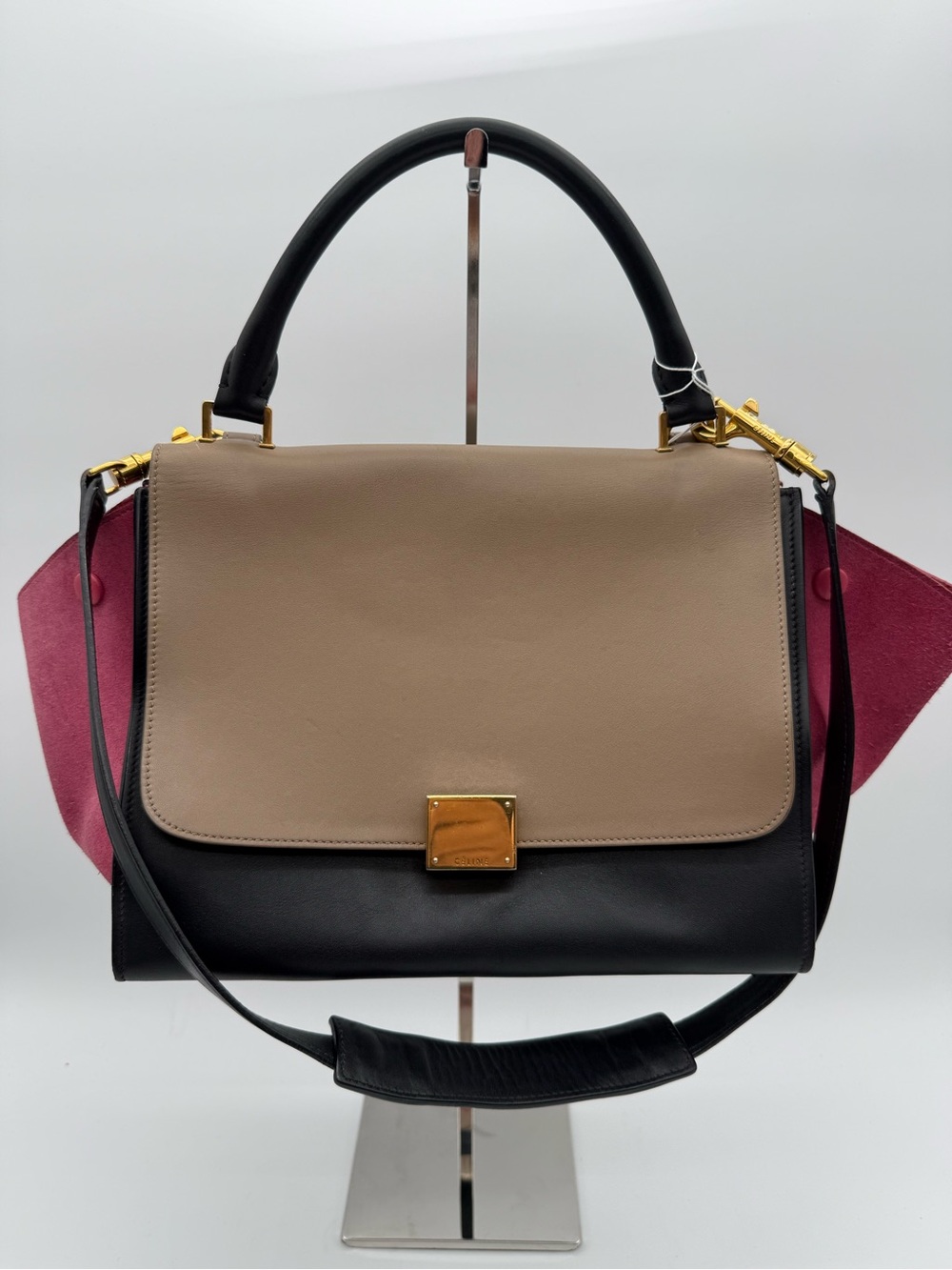 Celine Trapeze Tricolor 2-way Bag